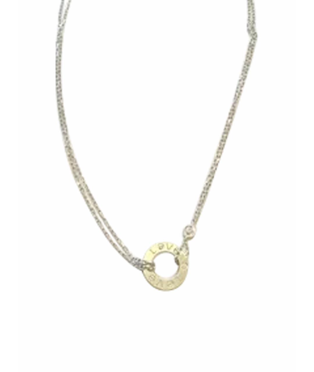 CARTIER Серебряное колье из белого золота, фото 1