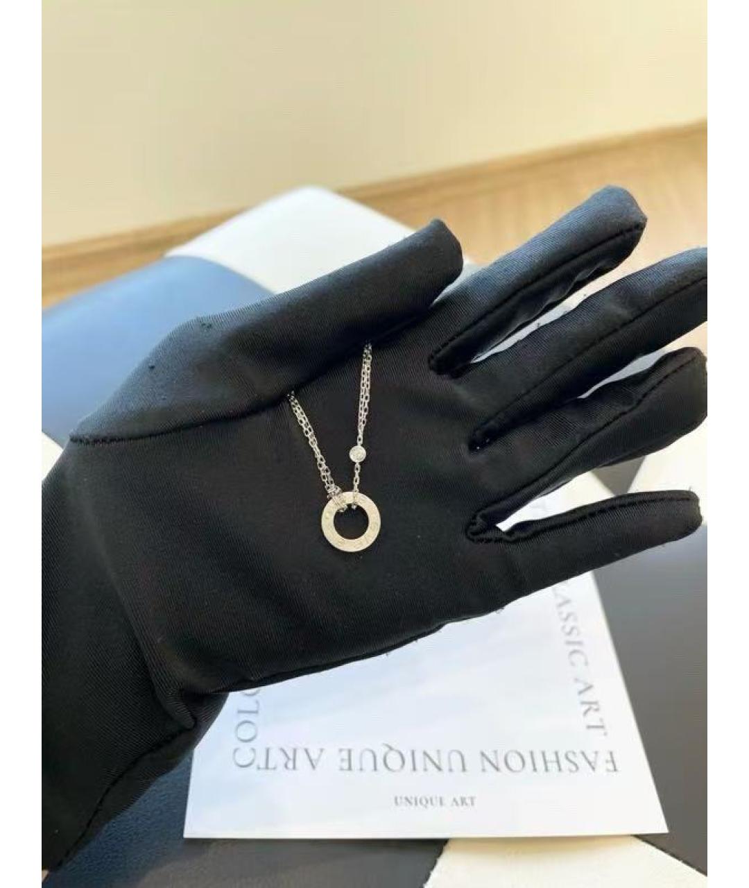 CARTIER Серебряное колье из белого золота, фото 5