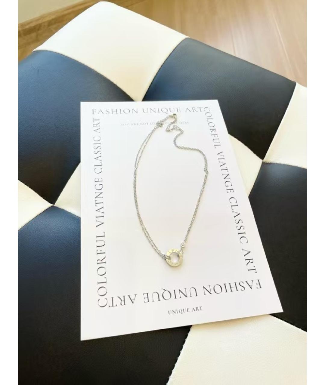 CARTIER Серебряное колье из белого золота, фото 2