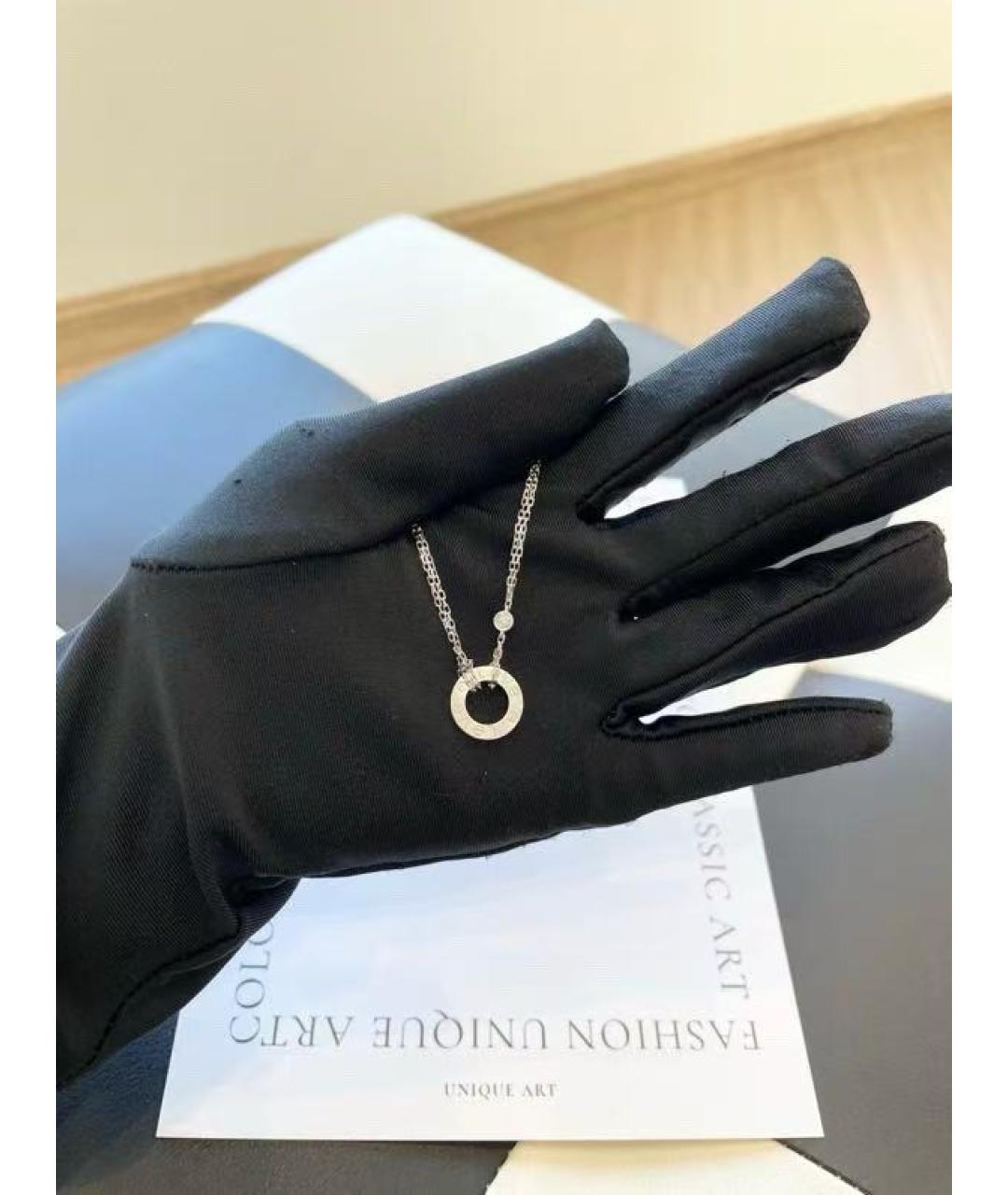 CARTIER Серебряное колье из белого золота, фото 4