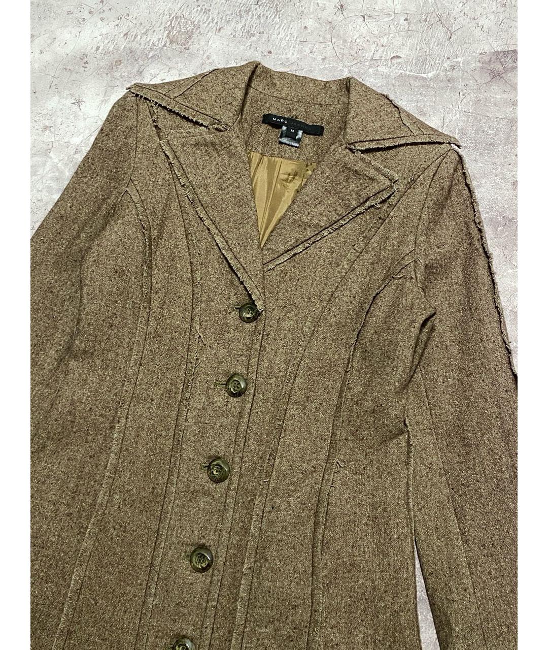 MARC JACOBS Бежевое шерстяное пальто, фото 2