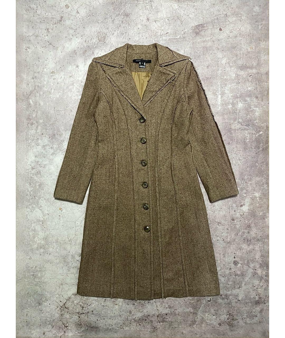 MARC JACOBS Бежевое шерстяное пальто, фото 4