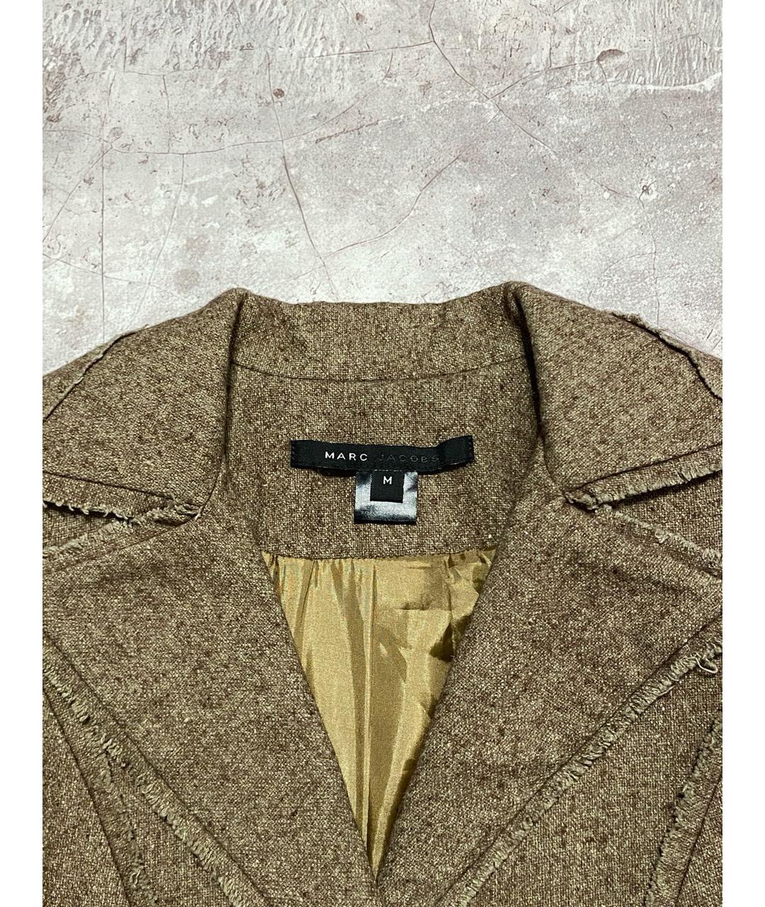 MARC JACOBS Бежевое шерстяное пальто, фото 3