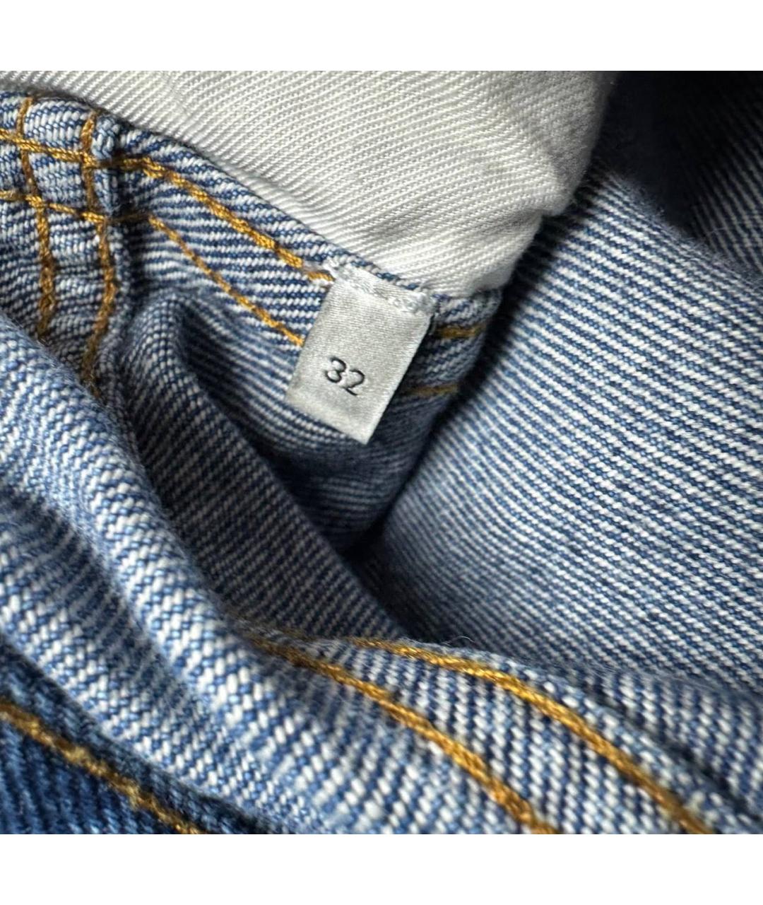 GUCCI Синие хлопковые джинсы, фото 7