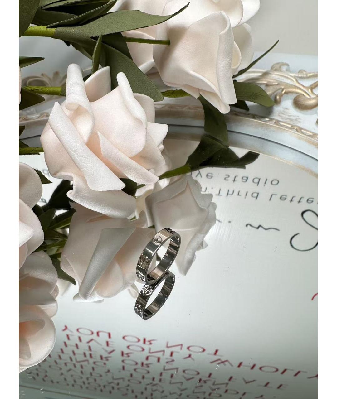 CARTIER Серебряное кольцо из белого золота, фото 3