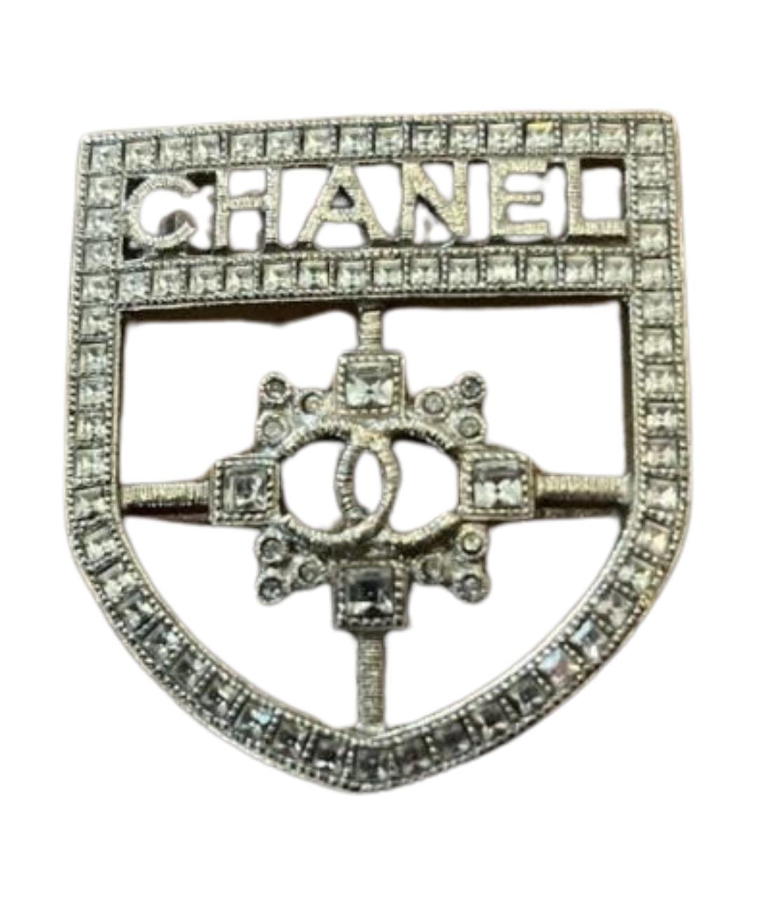 CHANEL Серебряная серебряная булавка / брошь, фото 1