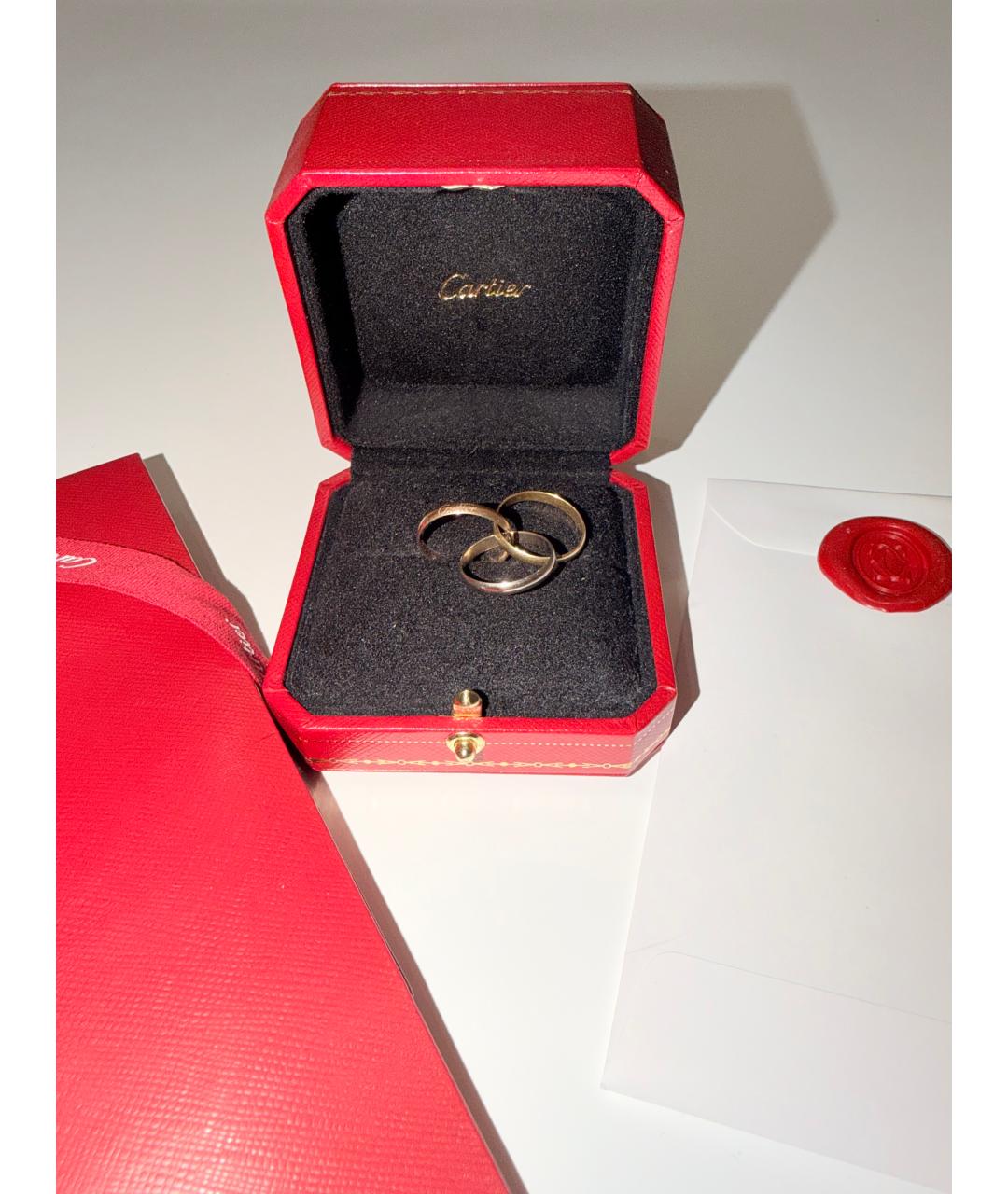 CARTIER Желтое платиновое кольцо, фото 2