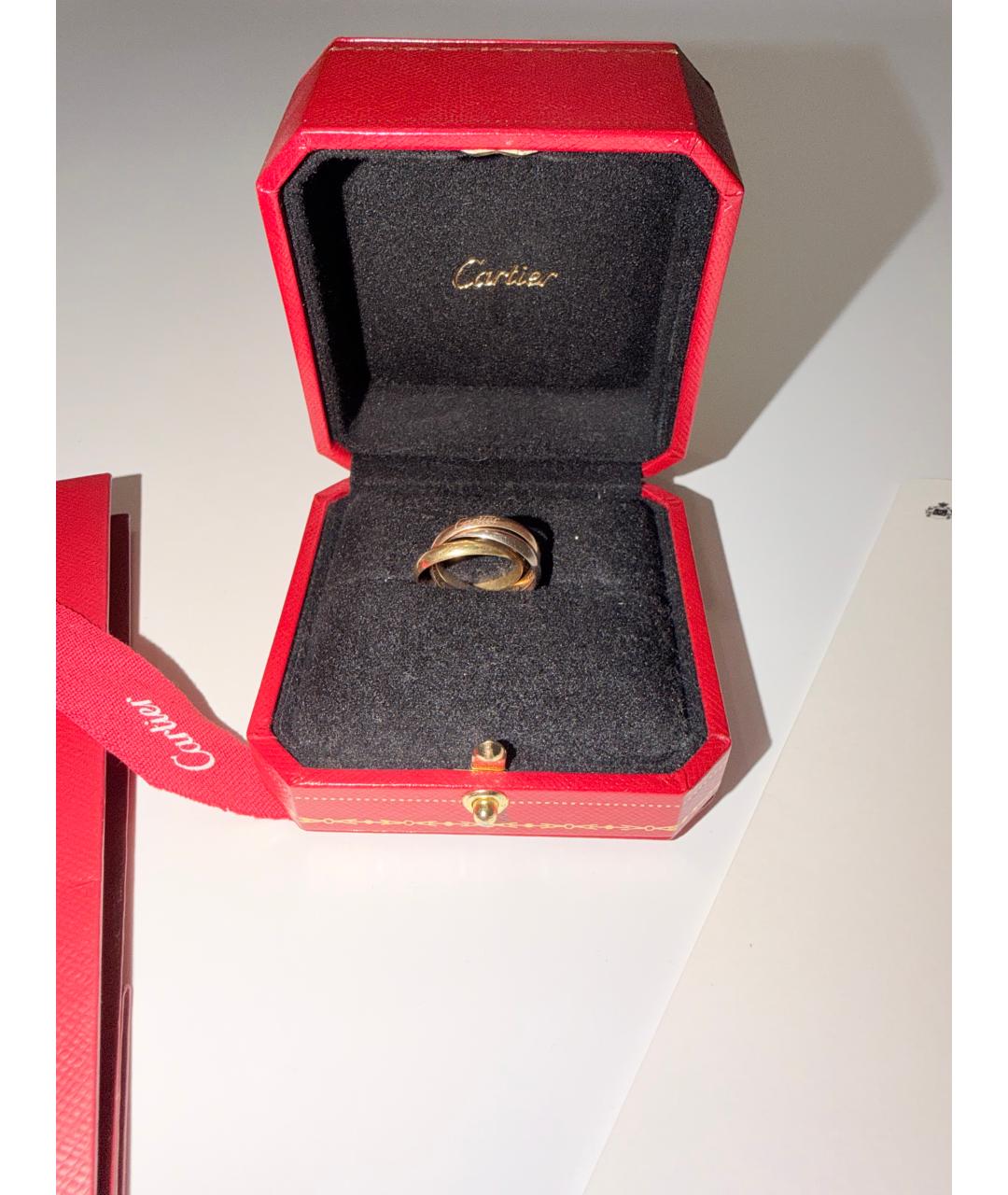 CARTIER Желтое платиновое кольцо, фото 3