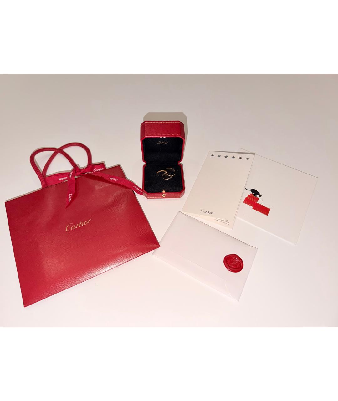 CARTIER Желтое платиновое кольцо, фото 5