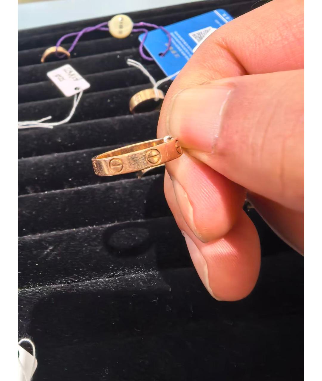 CARTIER Золотое кольцо из розового золота, фото 4