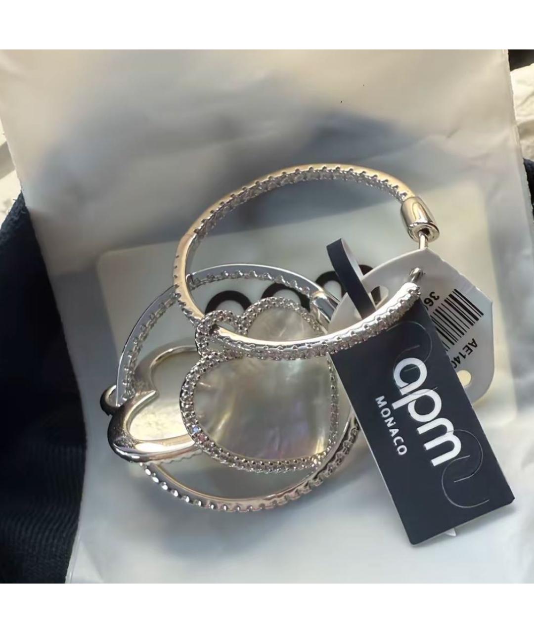 APM Monaco Серебряные серебряные серьги, фото 5