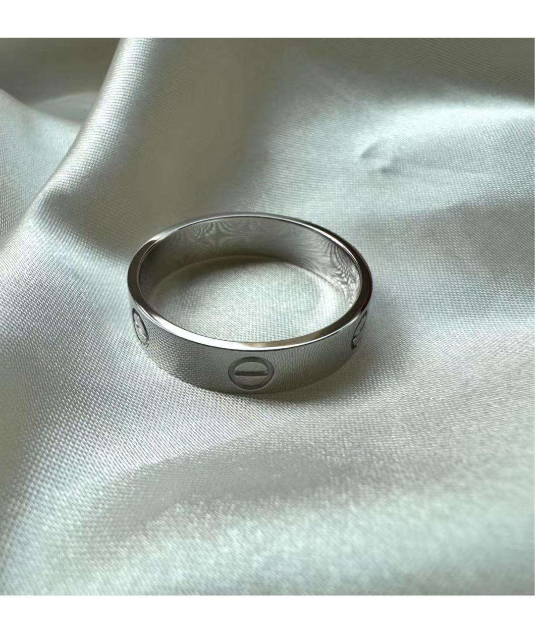 CARTIER Серебряное кольцо из белого золота, фото 4