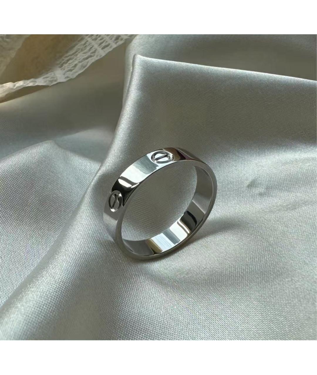 CARTIER Серебряное кольцо из белого золота, фото 5