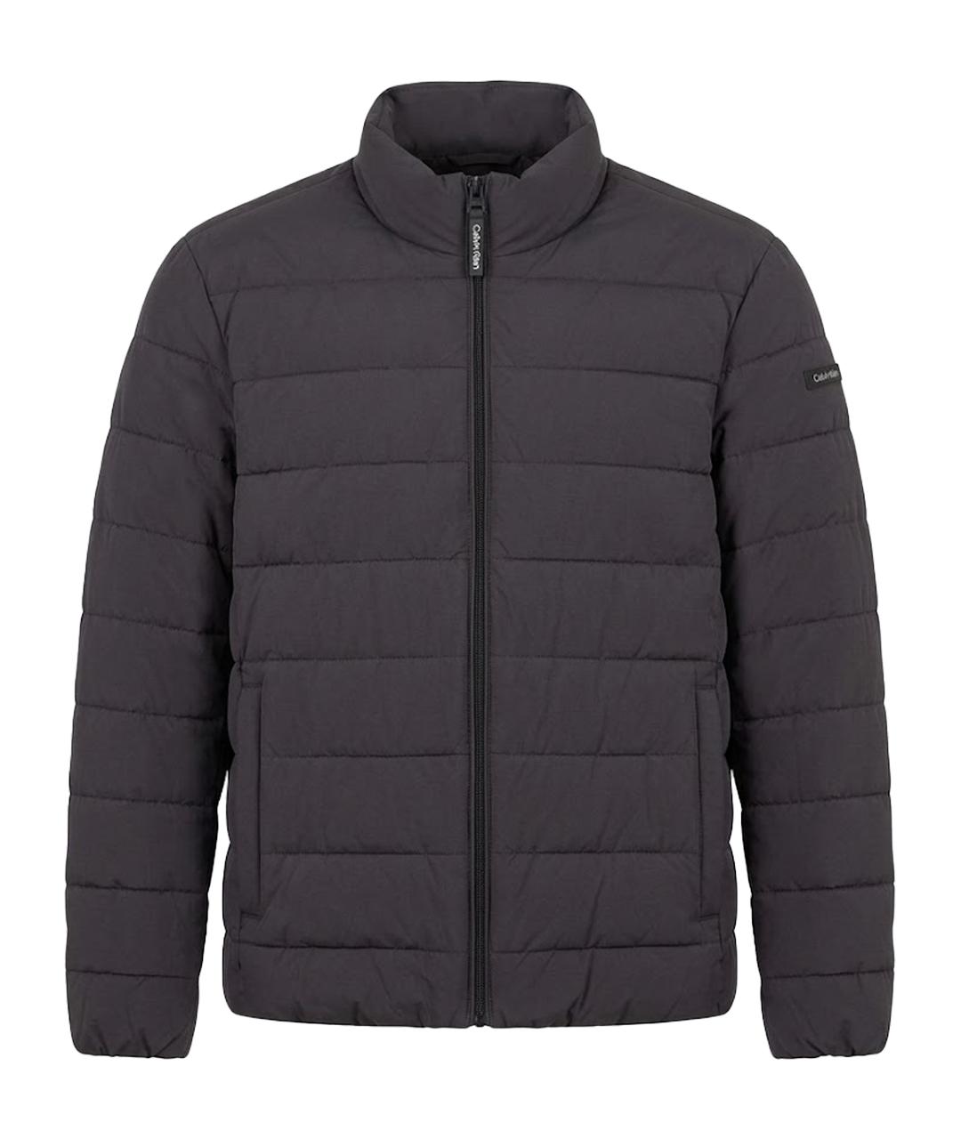 CALVIN KLEIN Черная полиэстеровая куртка, фото 1