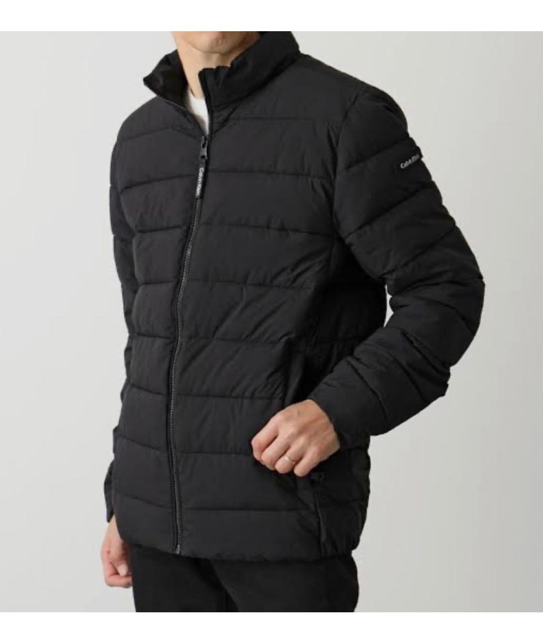 CALVIN KLEIN Черная полиэстеровая куртка, фото 3