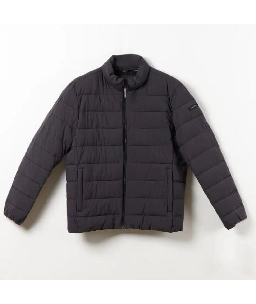 CALVIN KLEIN Черная полиэстеровая куртка, фото 4