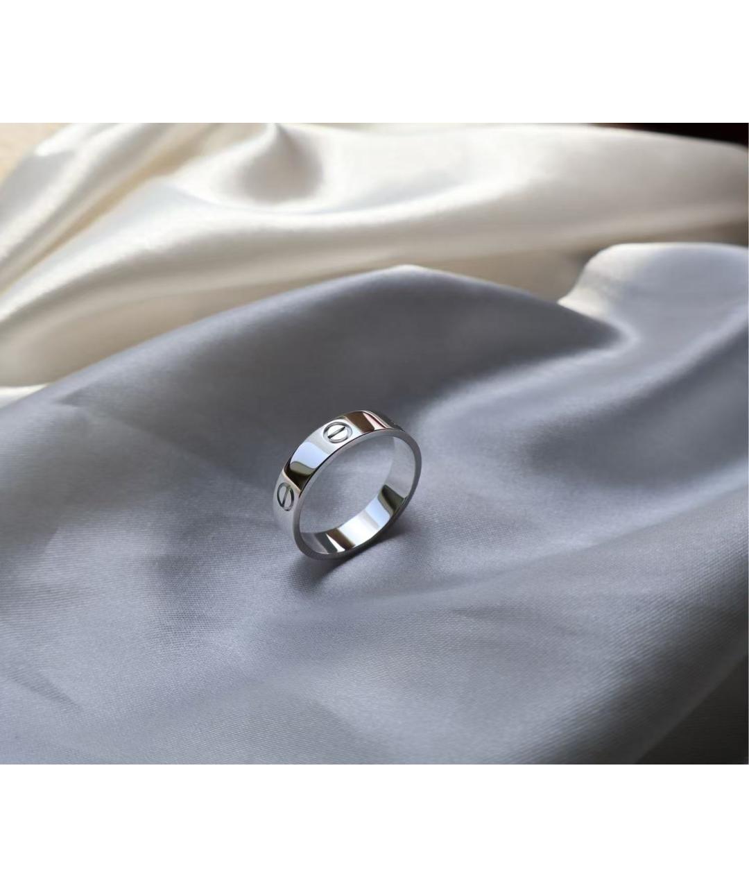 CARTIER Серебряное кольцо из белого золота, фото 4