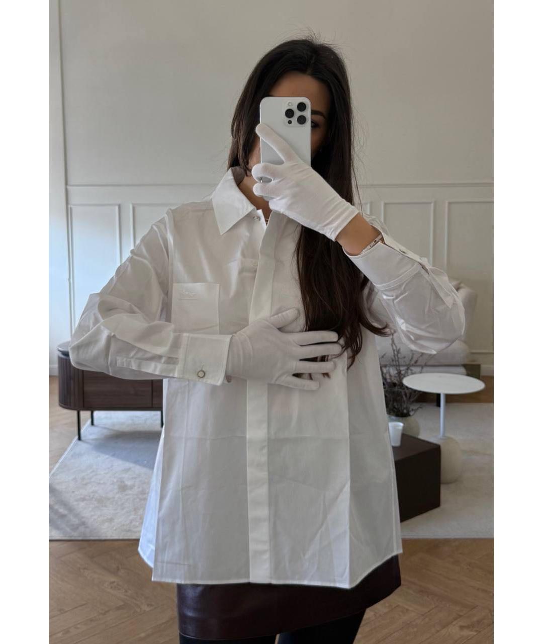 HERMES Белая рубашка, фото 2