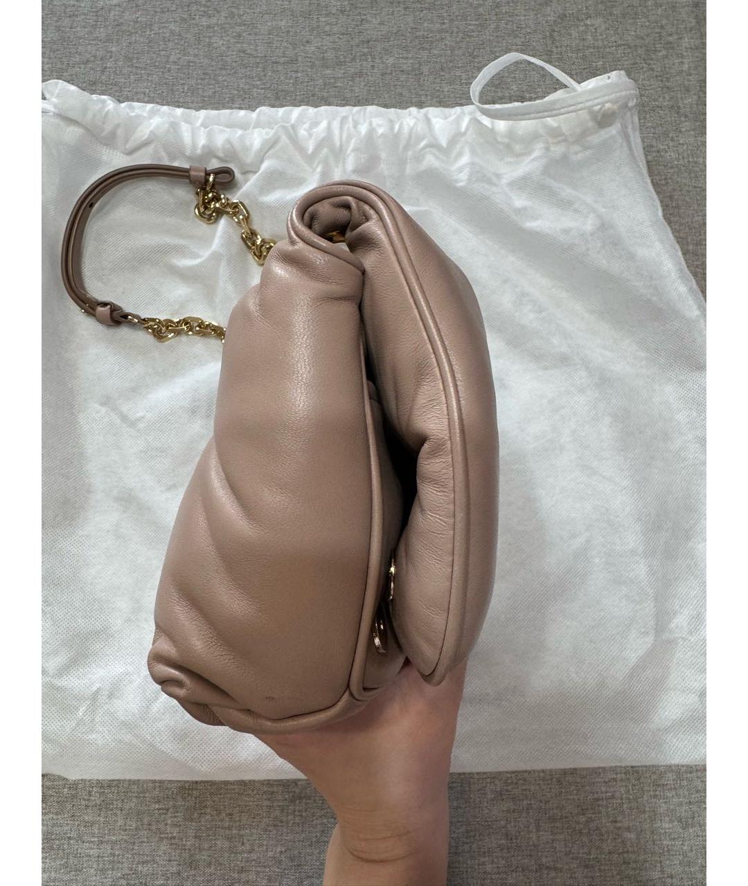 MAISON MARGIELA Розовая кожаная сумка через плечо, фото 2