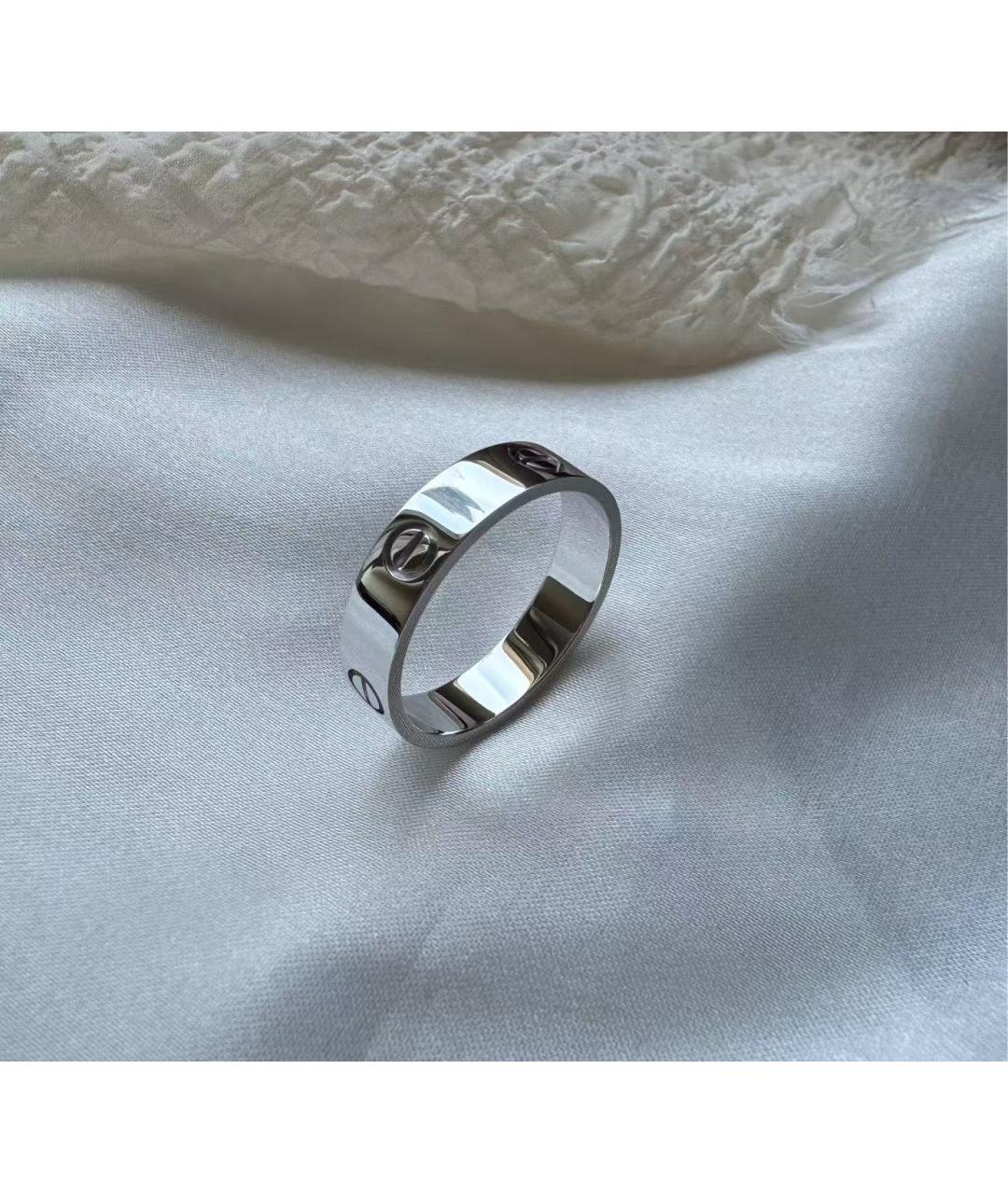 CARTIER Серебряное кольцо из белого золота, фото 3