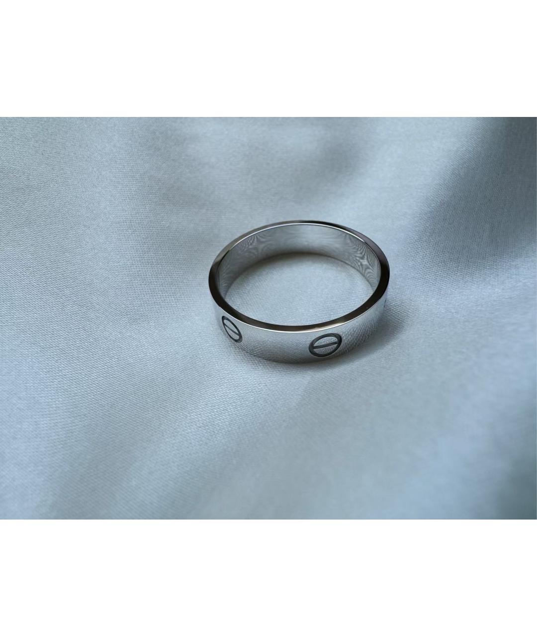 CARTIER Серебряное кольцо из белого золота, фото 2