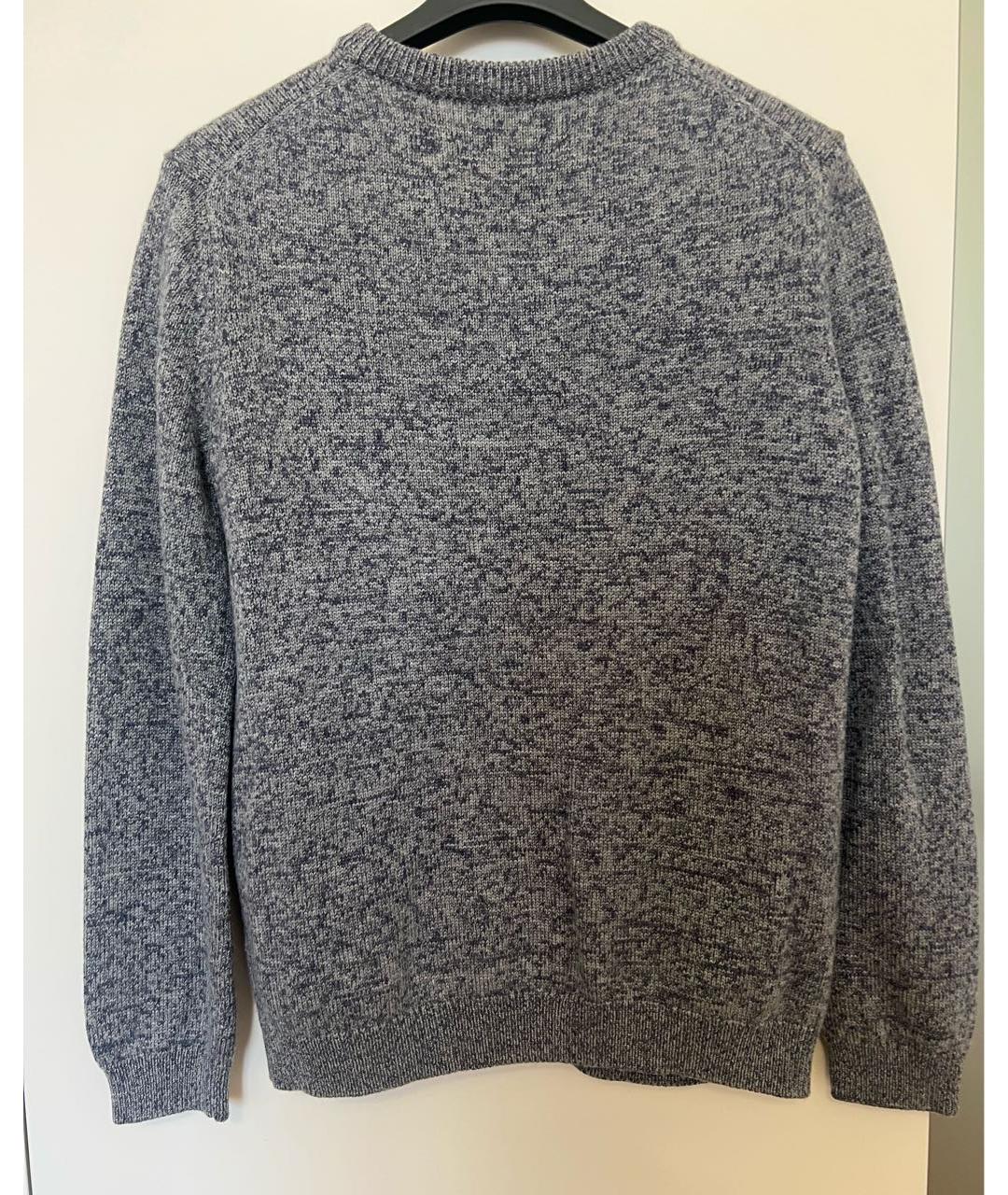 KENZO Серый шерстяной джемпер / свитер, фото 8