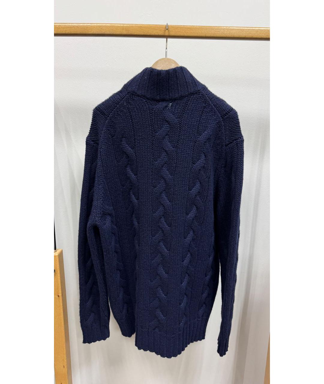 BRUNELLO CUCINELLI Темно-синий кашемировый кардиган, фото 3