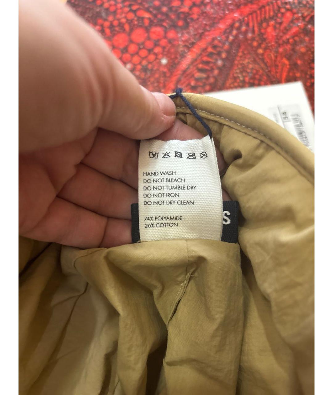 JACQUEMUS Бежевый синтетический капюшон, фото 5