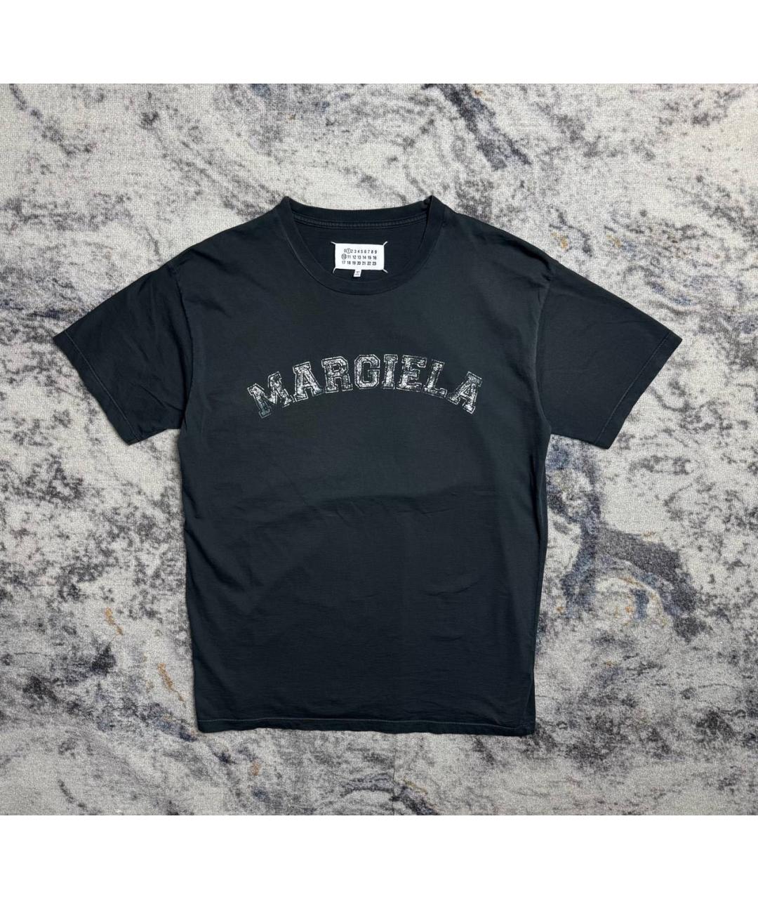 MAISON MARGIELA Серая хлопковая футболка, фото 6