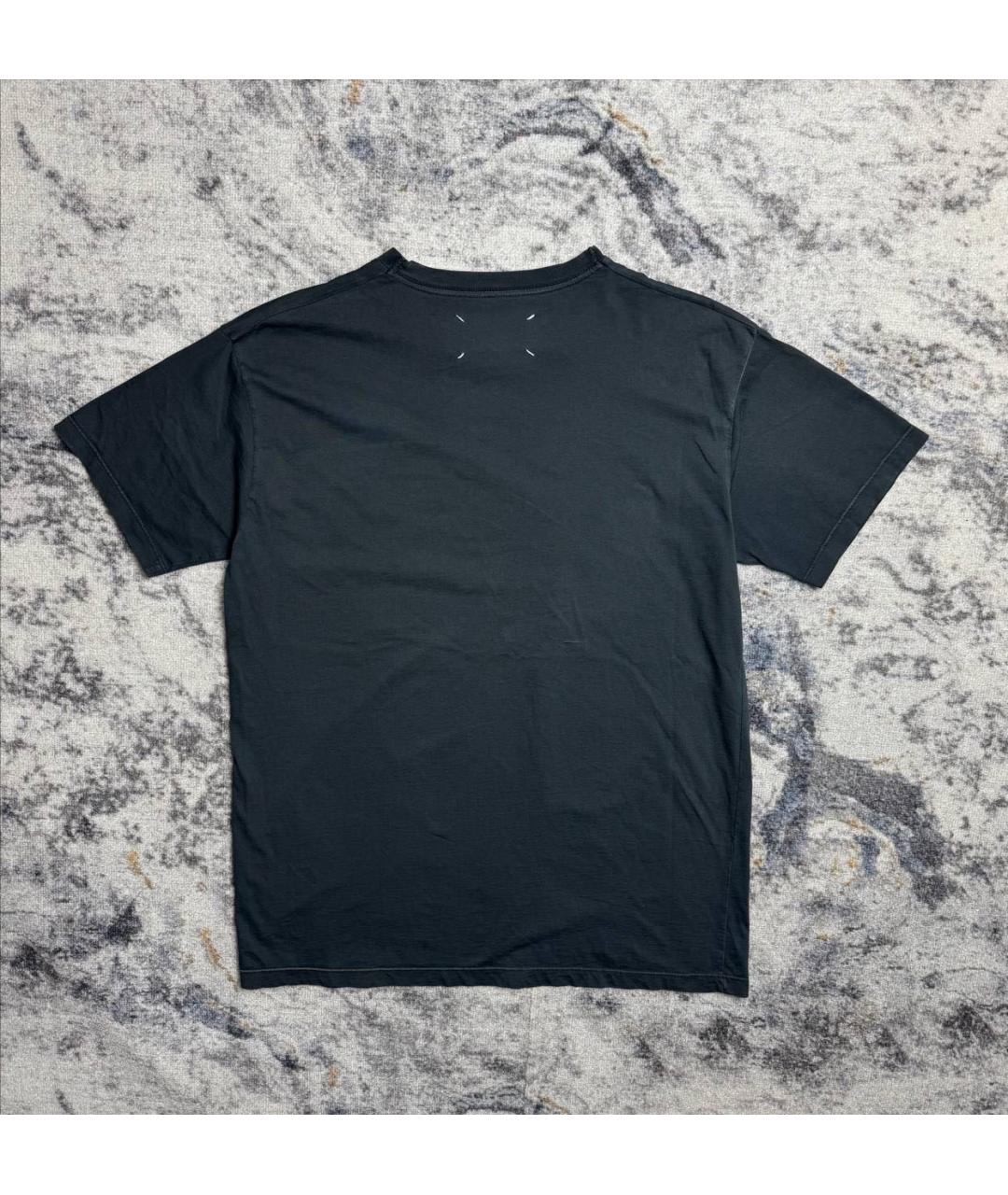 MAISON MARGIELA Серая хлопковая футболка, фото 2