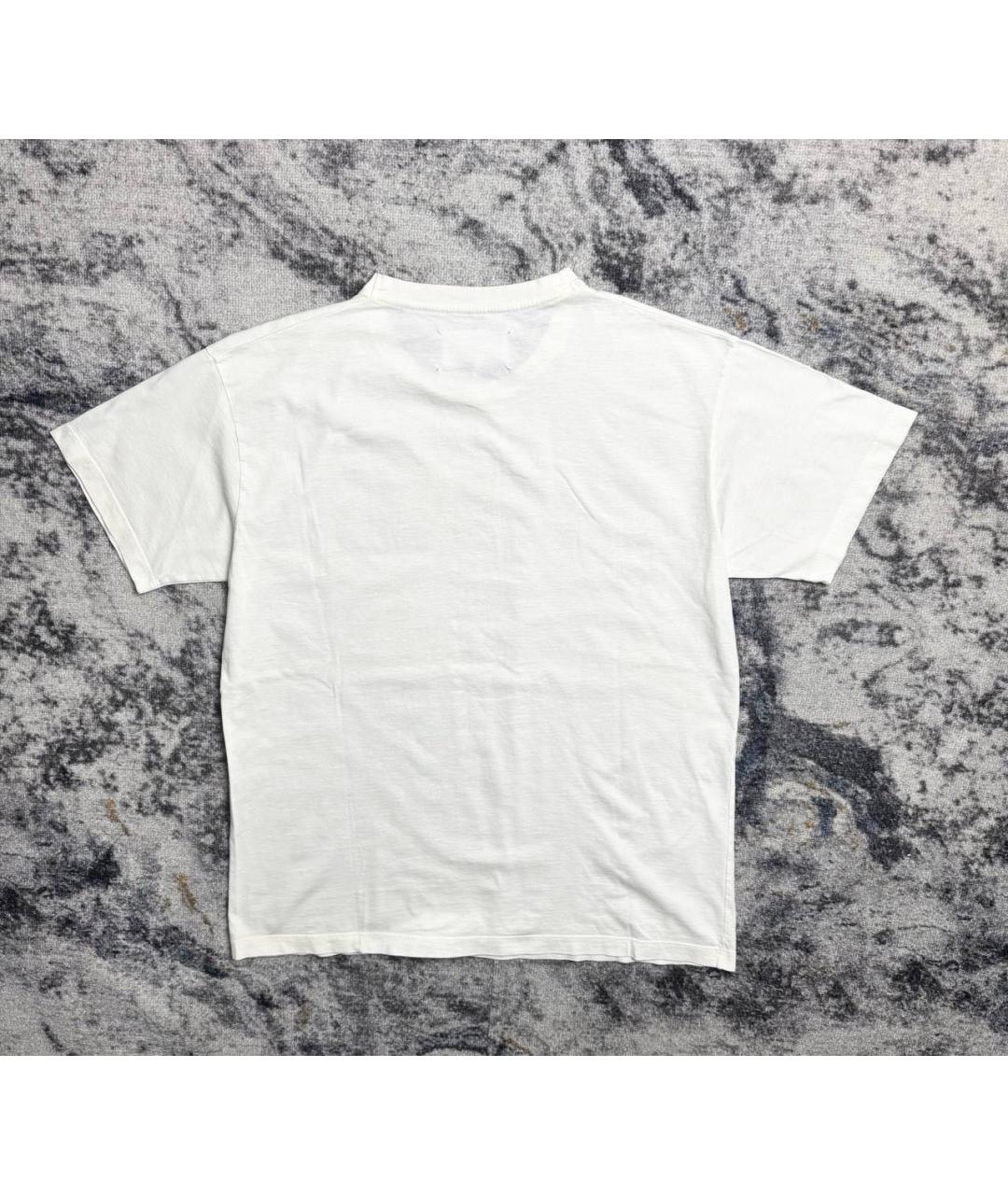 MAISON MARGIELA Бежевая хлопковая футболка, фото 2