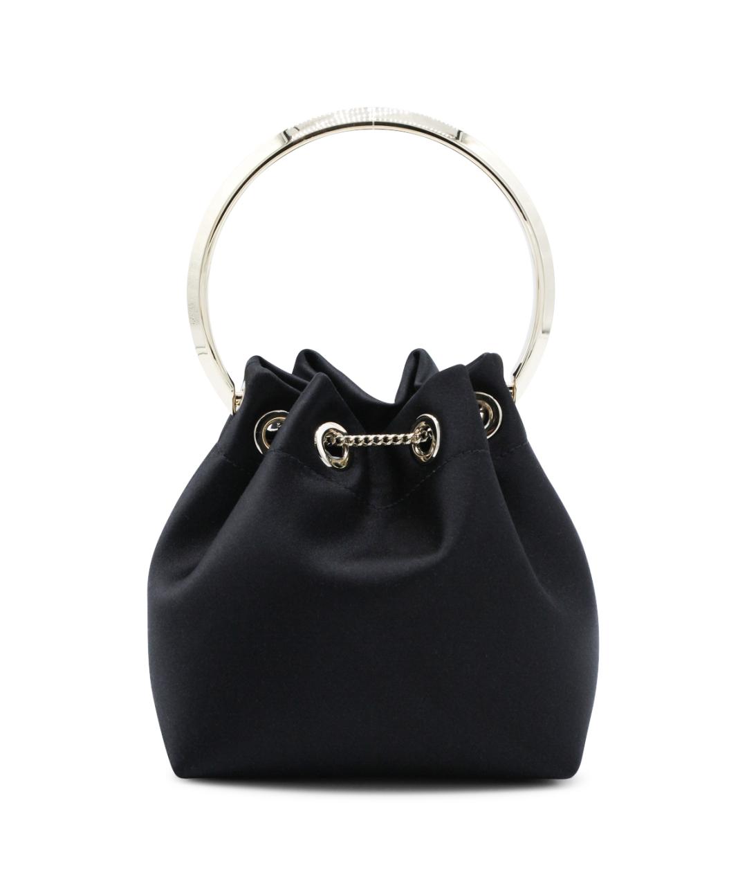 JIMMY CHOO Черная тканевая сумка тоут, фото 3