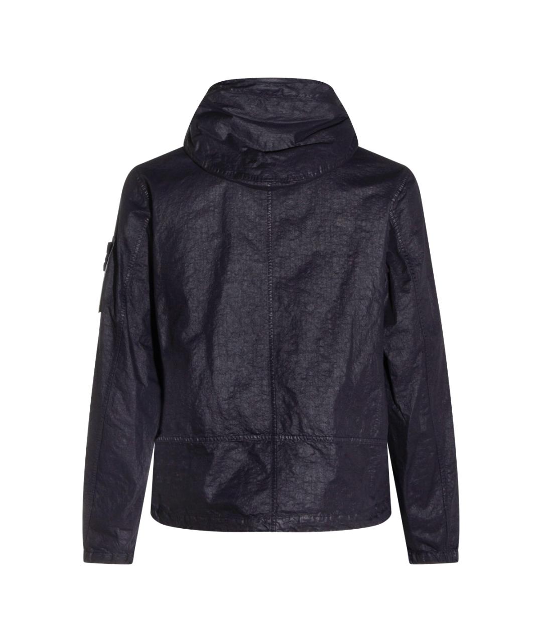 STONE ISLAND Черная полиамидовая куртка, фото 2