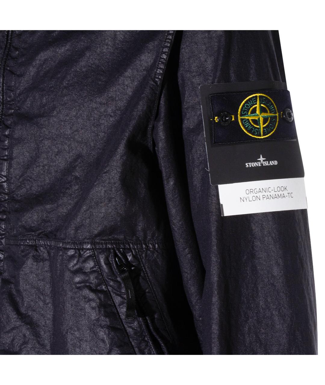 STONE ISLAND Черная полиамидовая куртка, фото 3