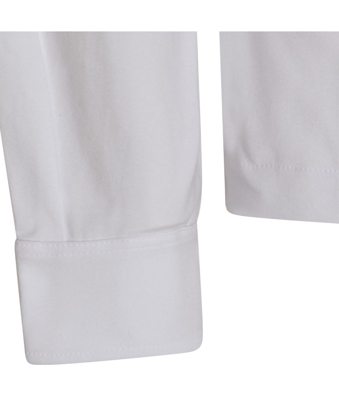 K-WAY Белая хлопковая классическая рубашка, фото 7