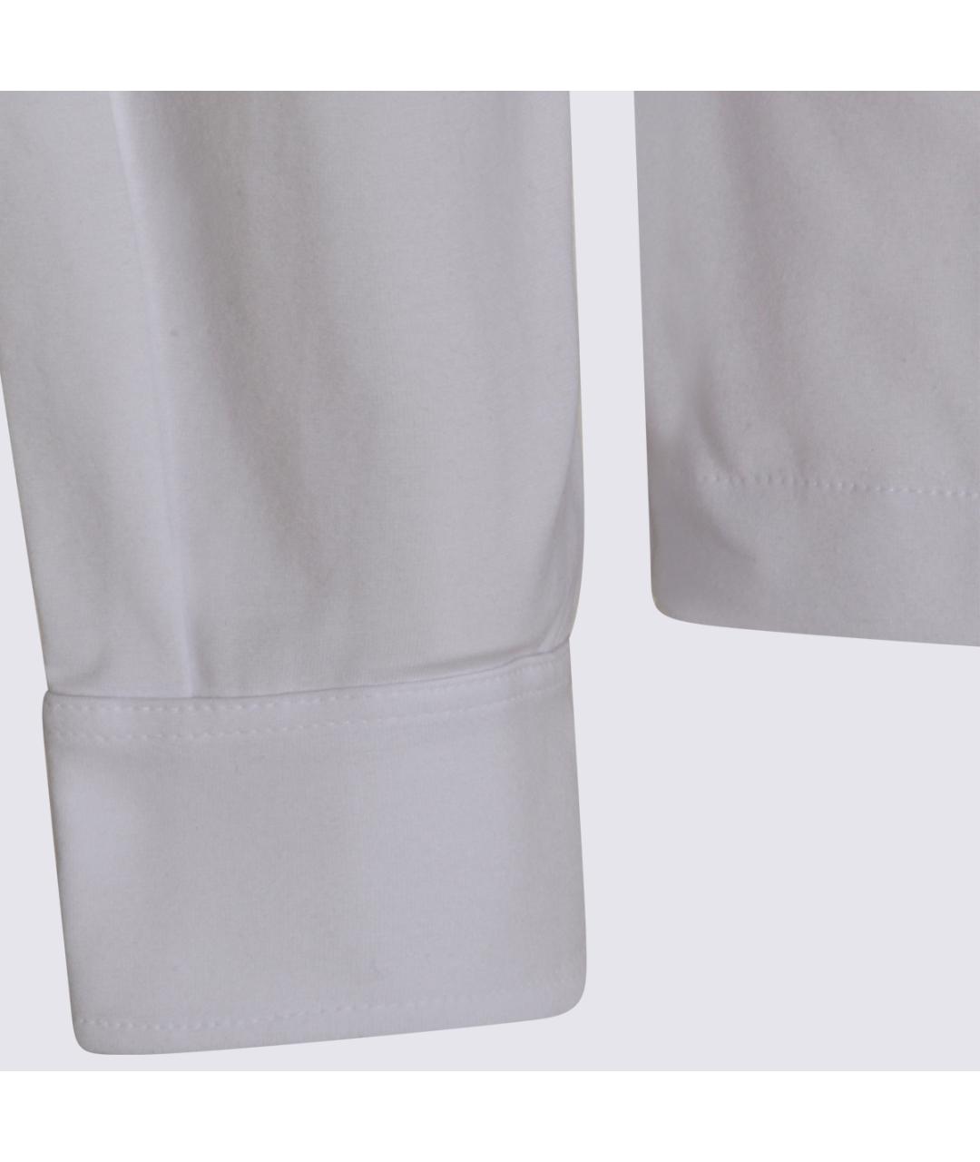 K-WAY Белая хлопковая классическая рубашка, фото 8