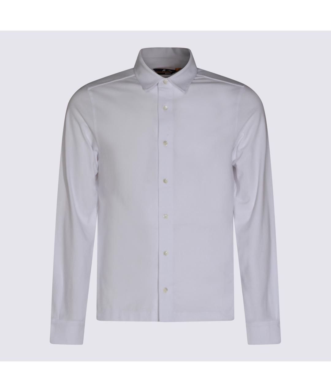 K-WAY Белая хлопковая классическая рубашка, фото 2