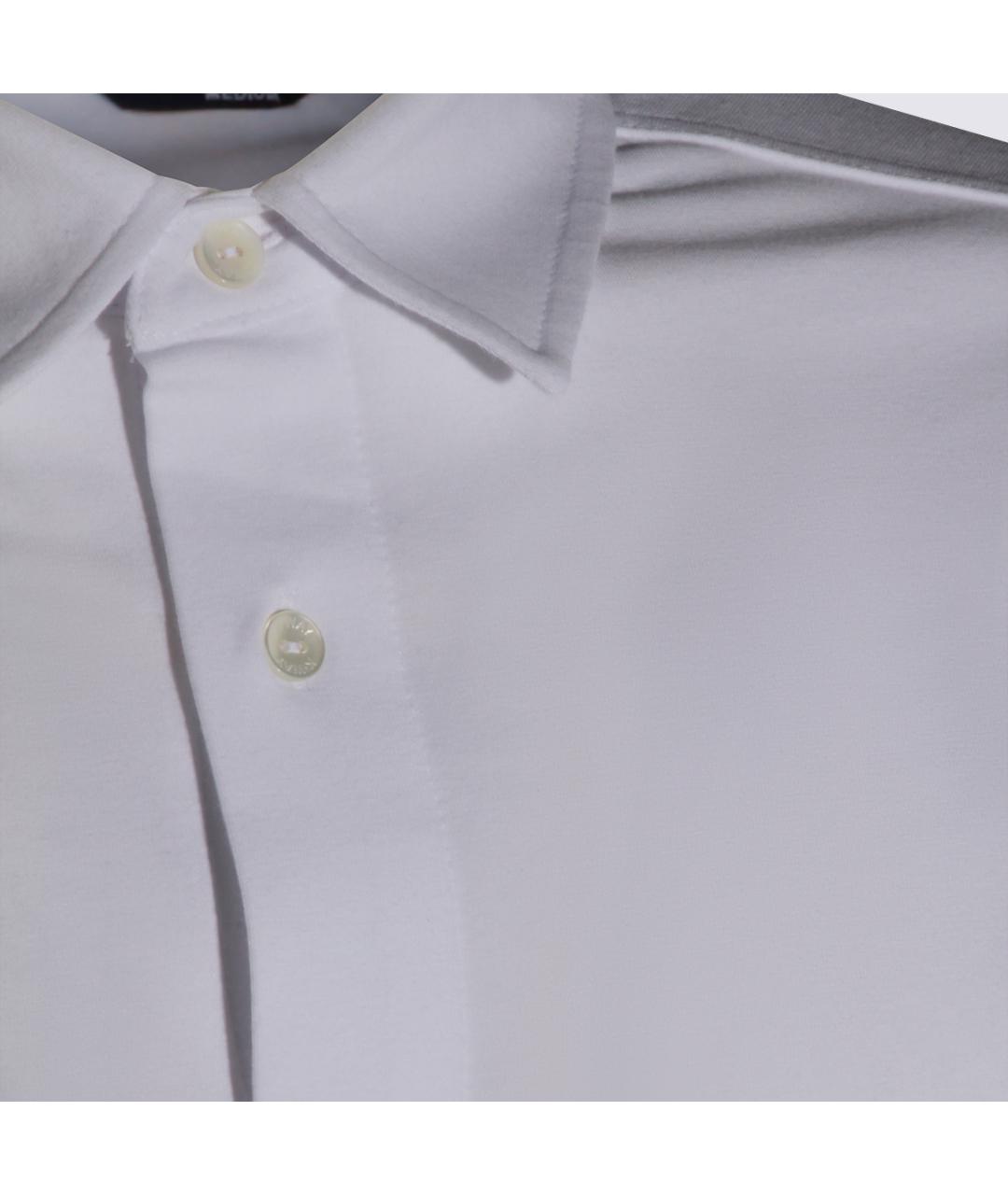 K-WAY Белая хлопковая классическая рубашка, фото 6