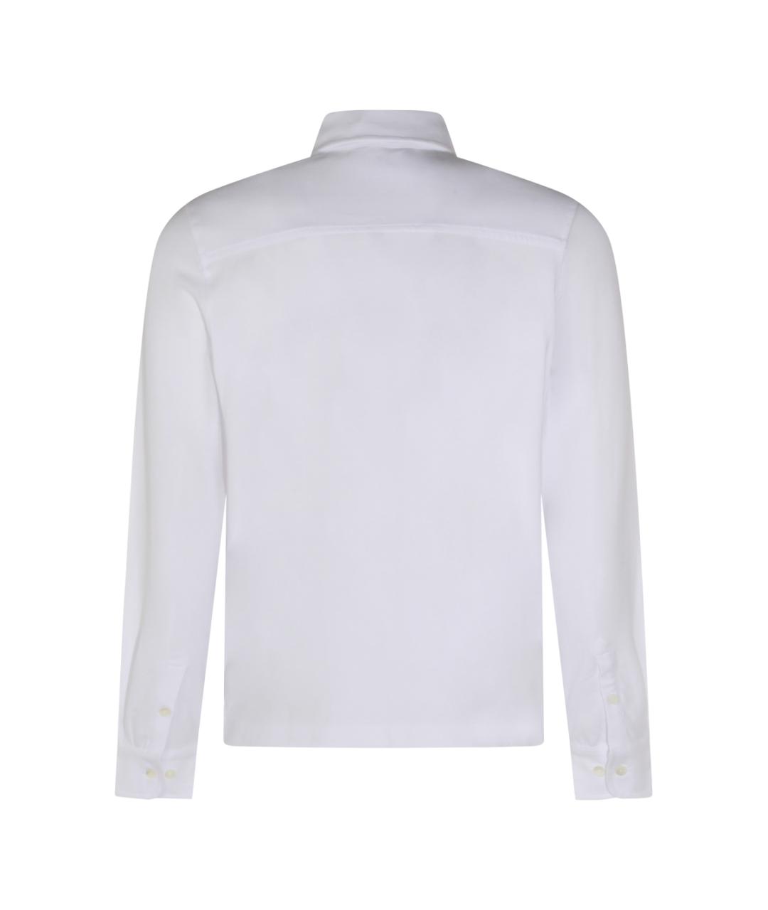 K-WAY Белая хлопковая классическая рубашка, фото 3