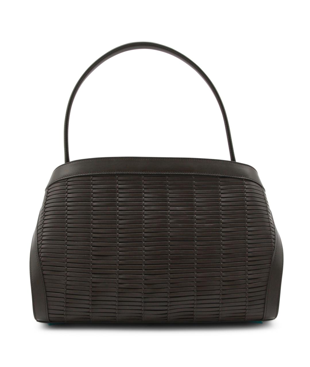 FERRAGAMO Коричневая кожаная сумка тоут, фото 3