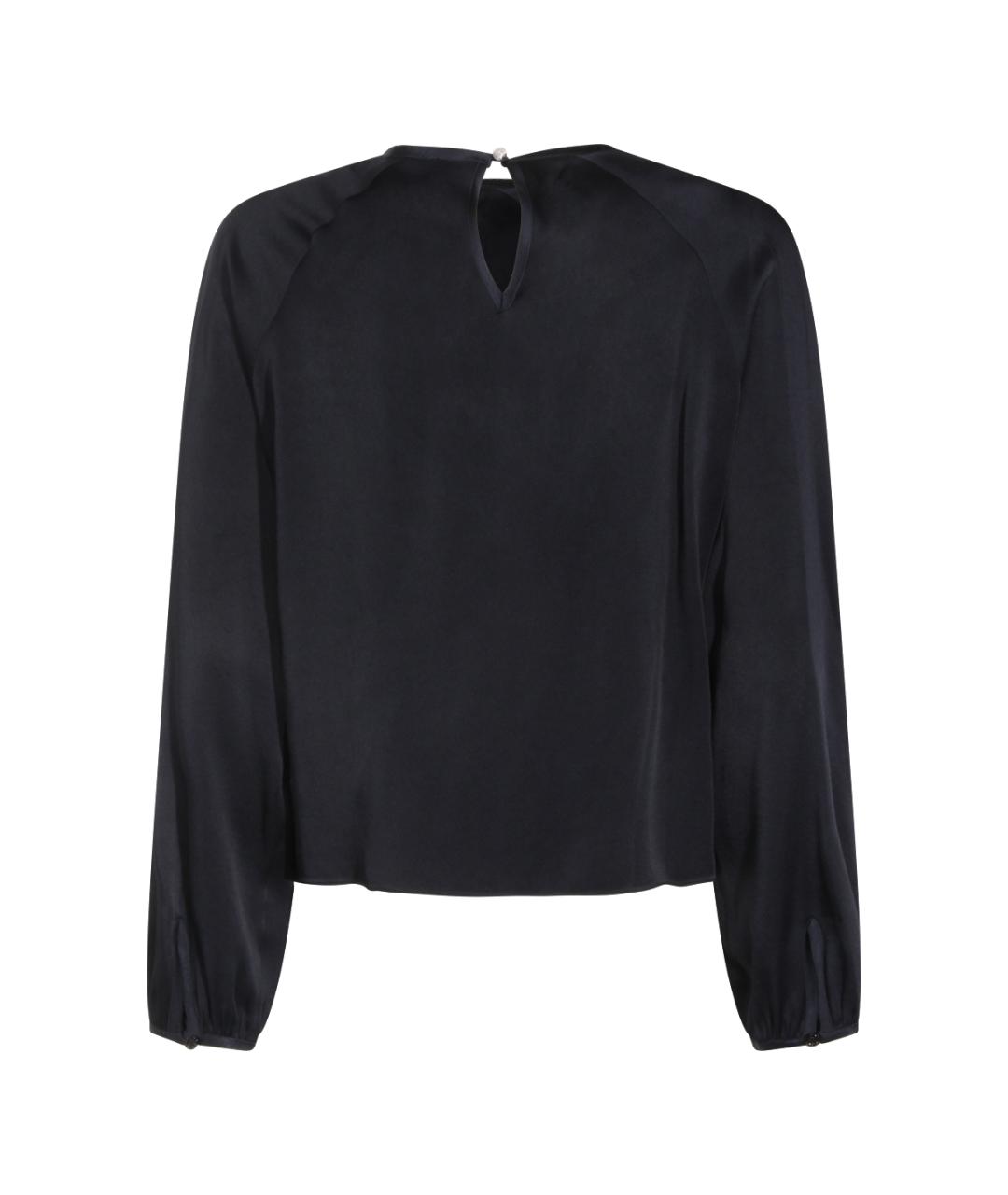 FABIANA FILIPPI Темно-синяя вискозная майка, фото 1