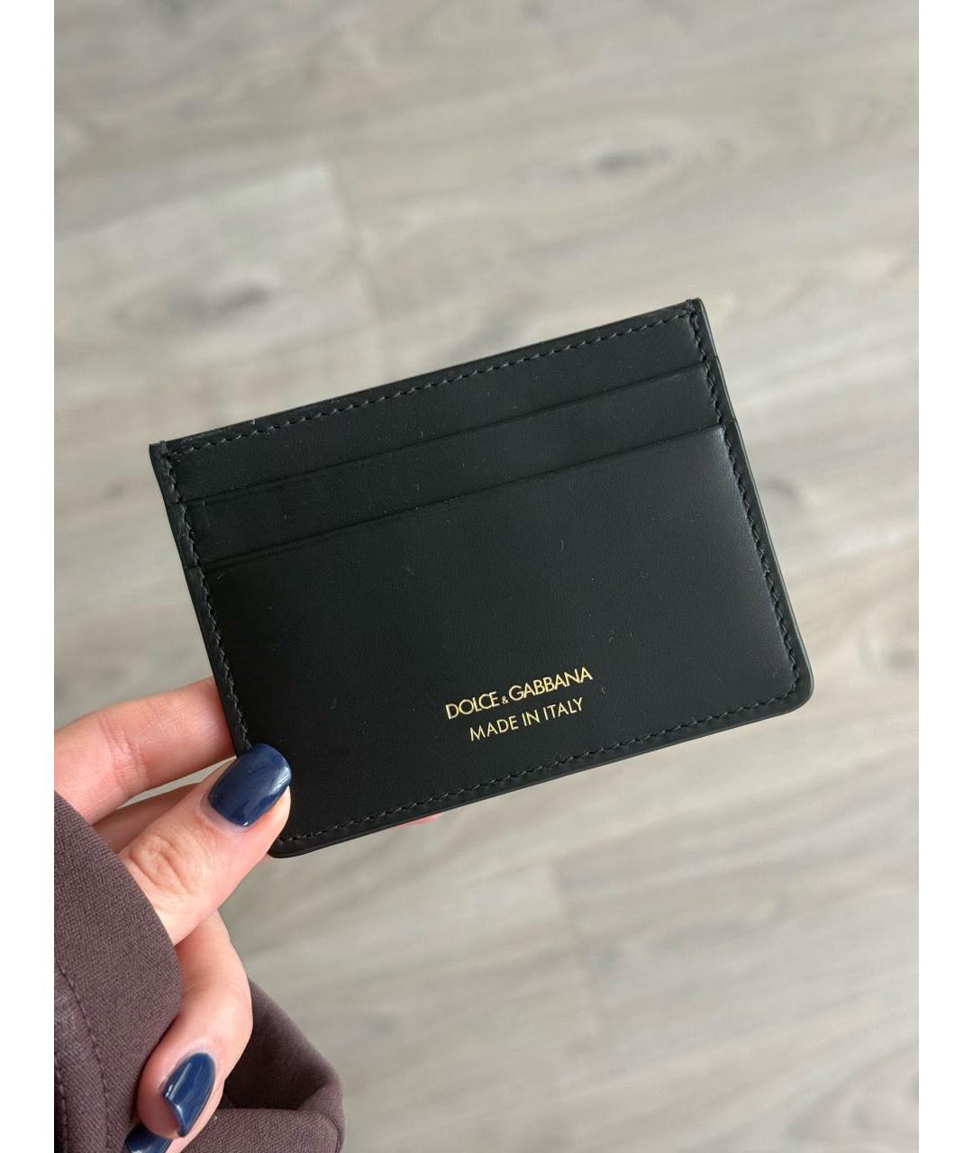 DOLCE&GABBANA Черный кардхолдер из искусственной кожи, фото 5