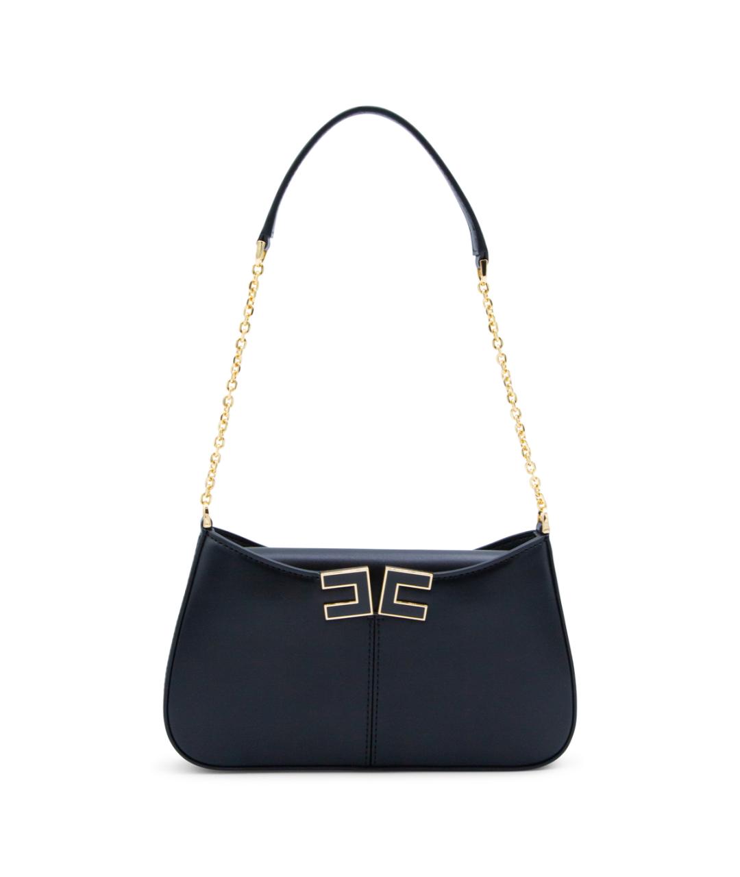 ELISABETTA FRANCHI Черная сумка через плечо, фото 1