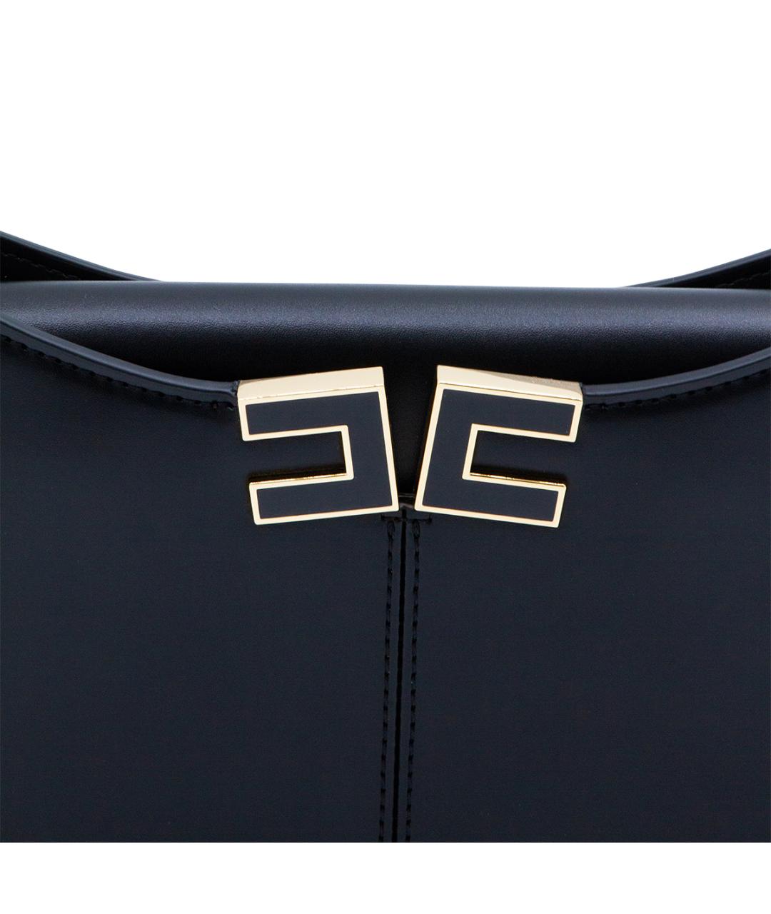 ELISABETTA FRANCHI Черная сумка через плечо, фото 4