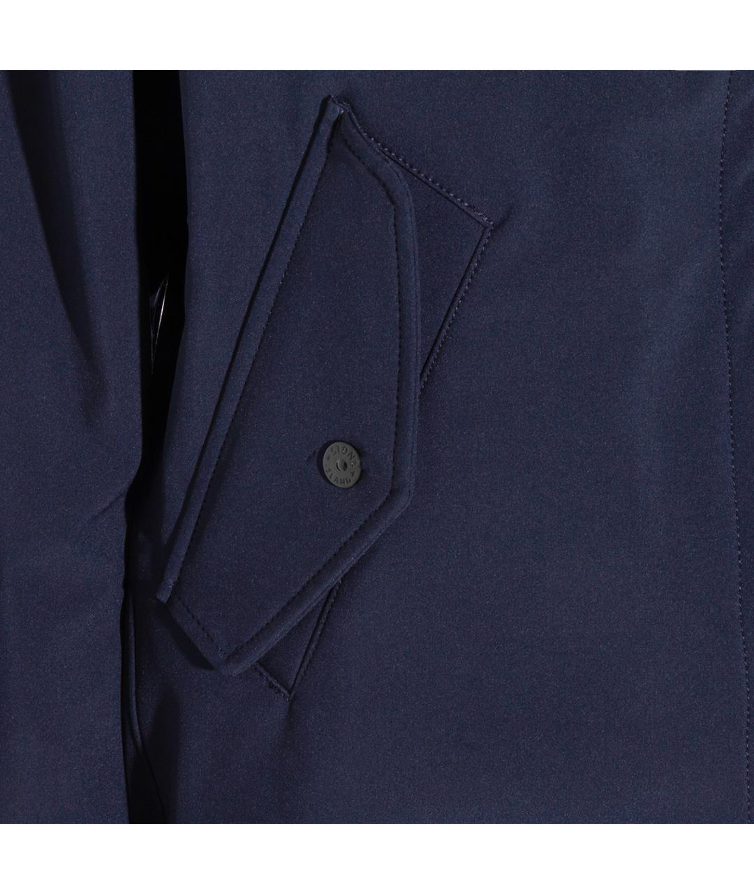 STONE ISLAND Синяя полиэстеровая куртка, фото 3