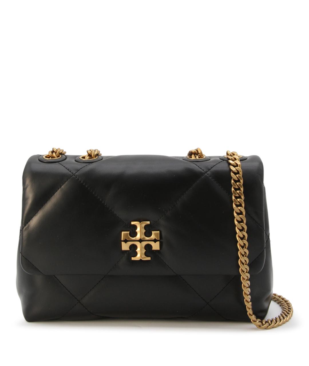 TORY BURCH Черная кожаная сумка через плечо, фото 1