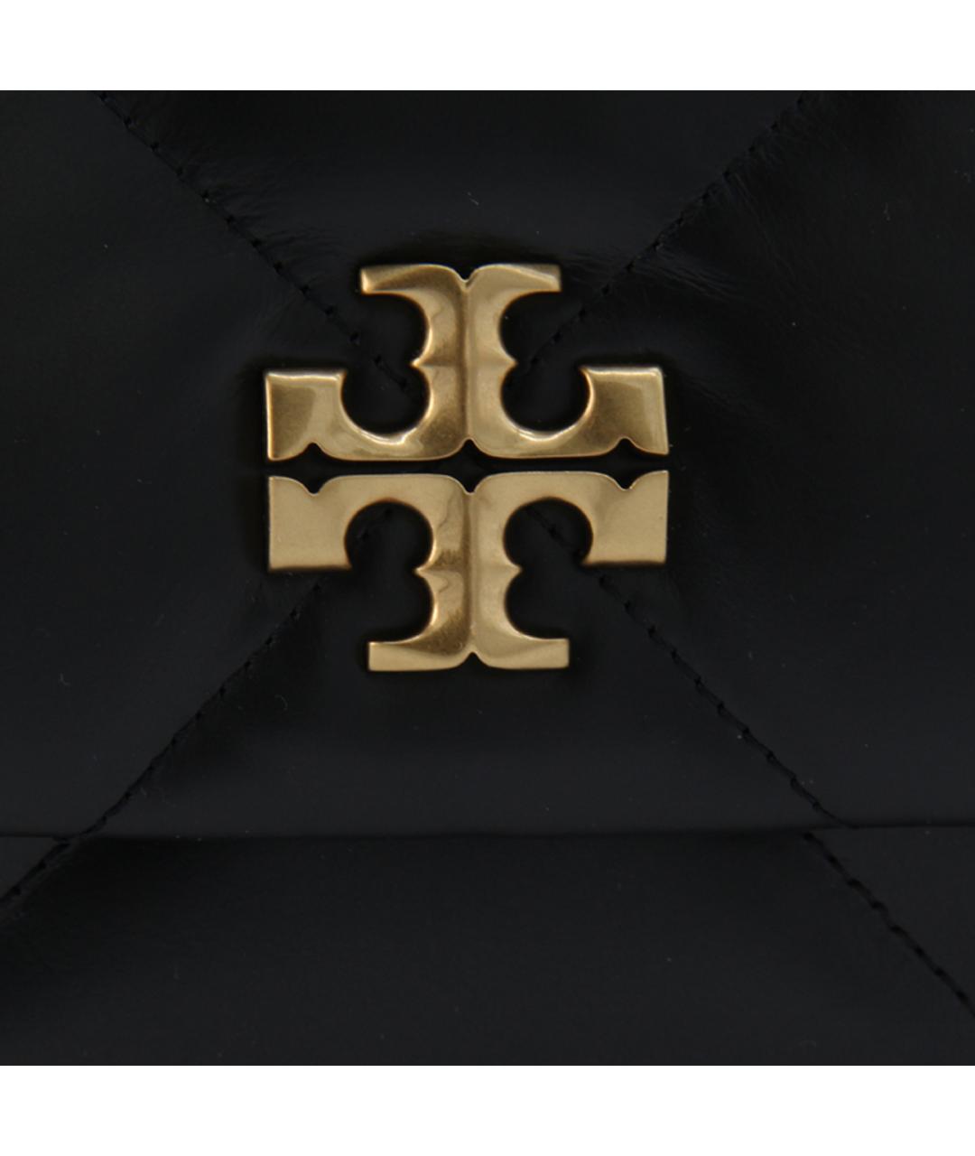 TORY BURCH Черная кожаная сумка через плечо, фото 4