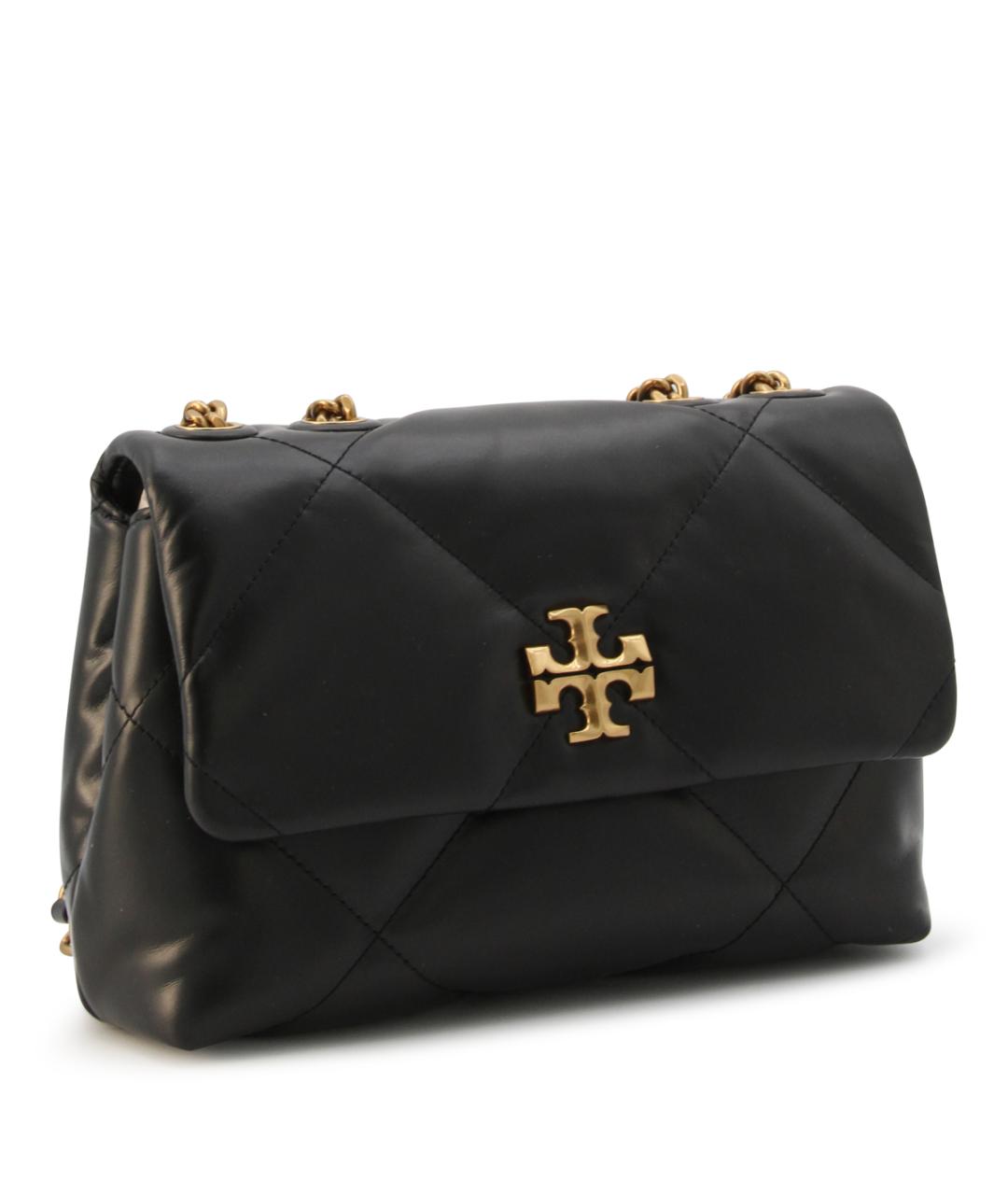 TORY BURCH Черная кожаная сумка через плечо, фото 2