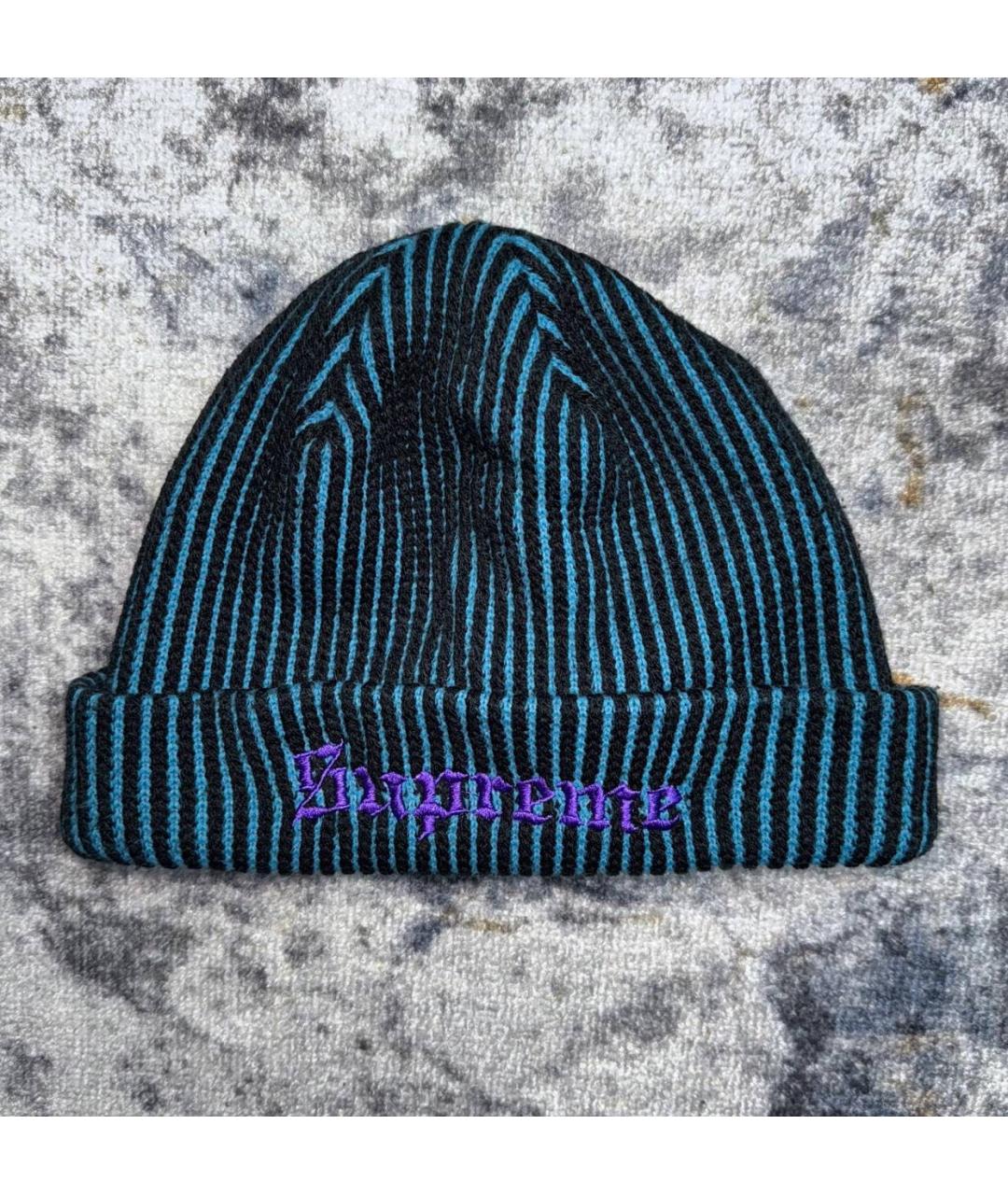 SUPREME Бирюзовая шапка, фото 6