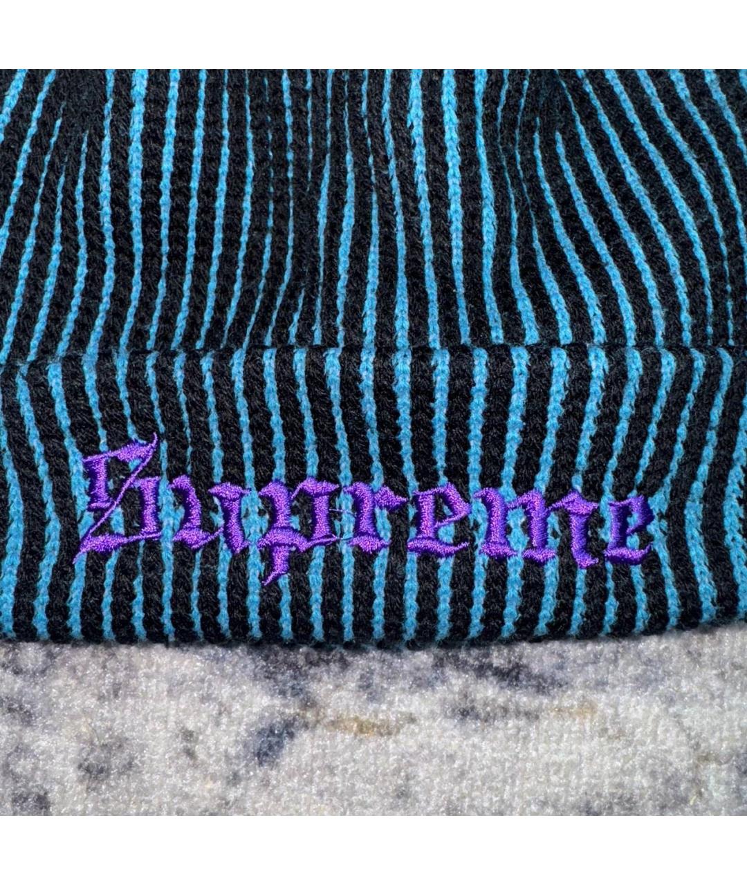 SUPREME Бирюзовая шапка, фото 4